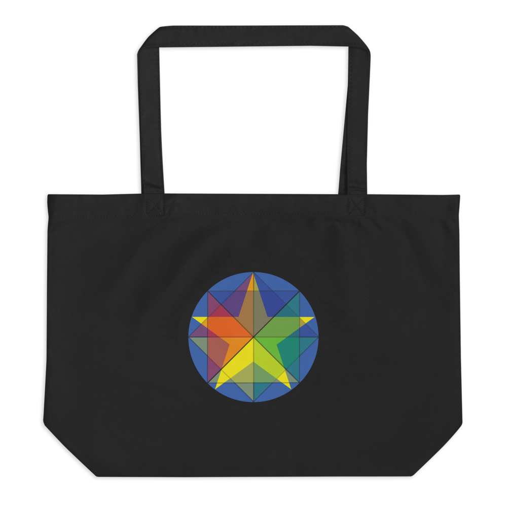 Large organic tote bag