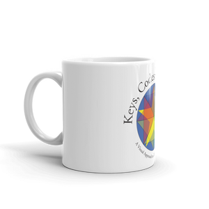 White glossy mug